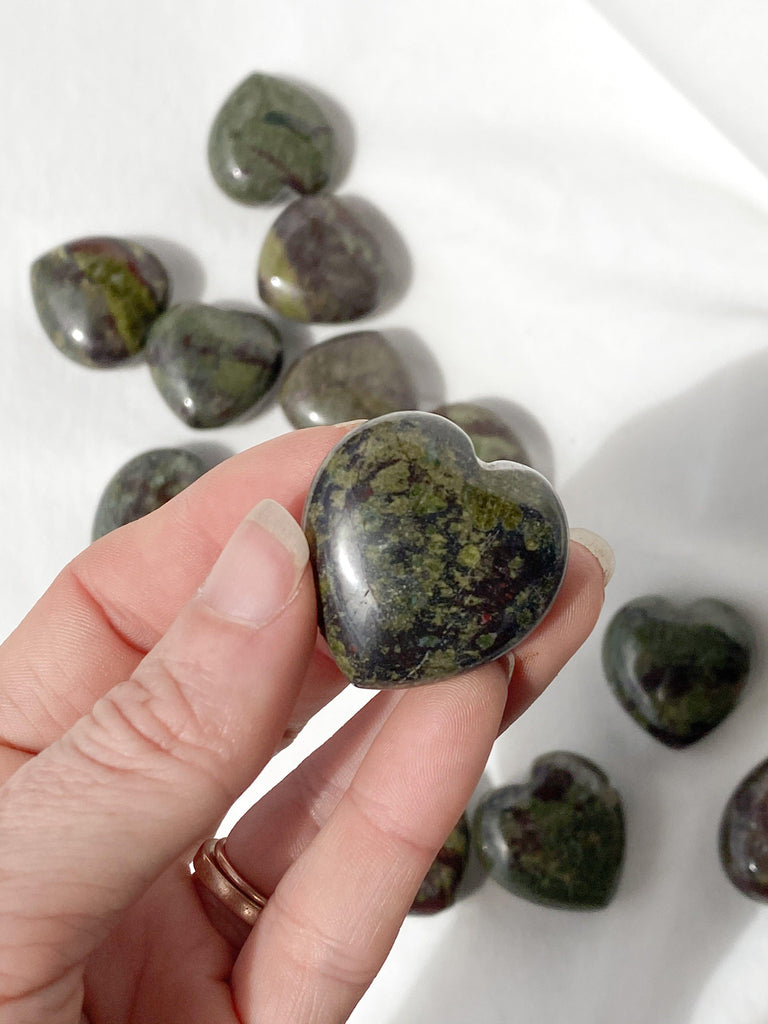 Dragon Blood Jasper Heart | Small - Unearthed Crystals