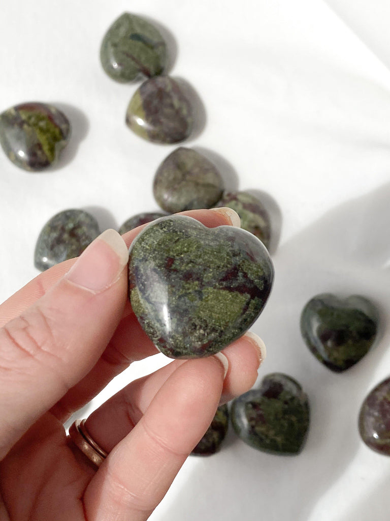 Dragon Blood Jasper Heart | Small - Unearthed Crystals