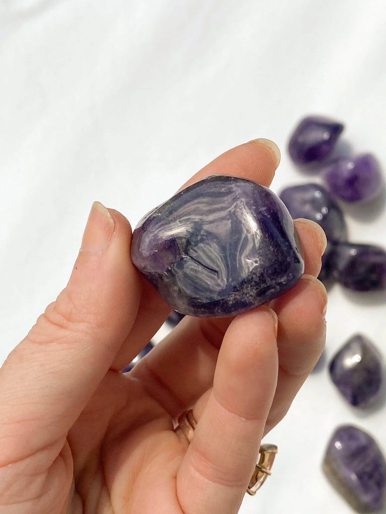 Violet Amethyst Tumbles | Large - Unearthed Crystals