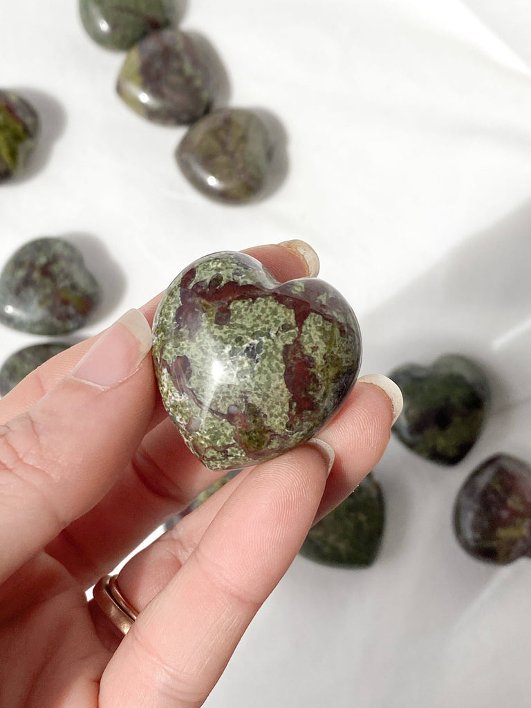 Dragon Blood Jasper Heart | Small - Unearthed Crystals