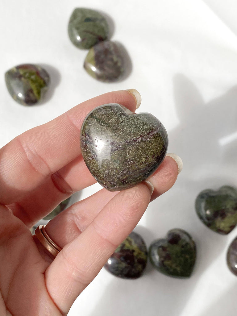 Dragon Blood Jasper Heart | Small - Unearthed Crystals