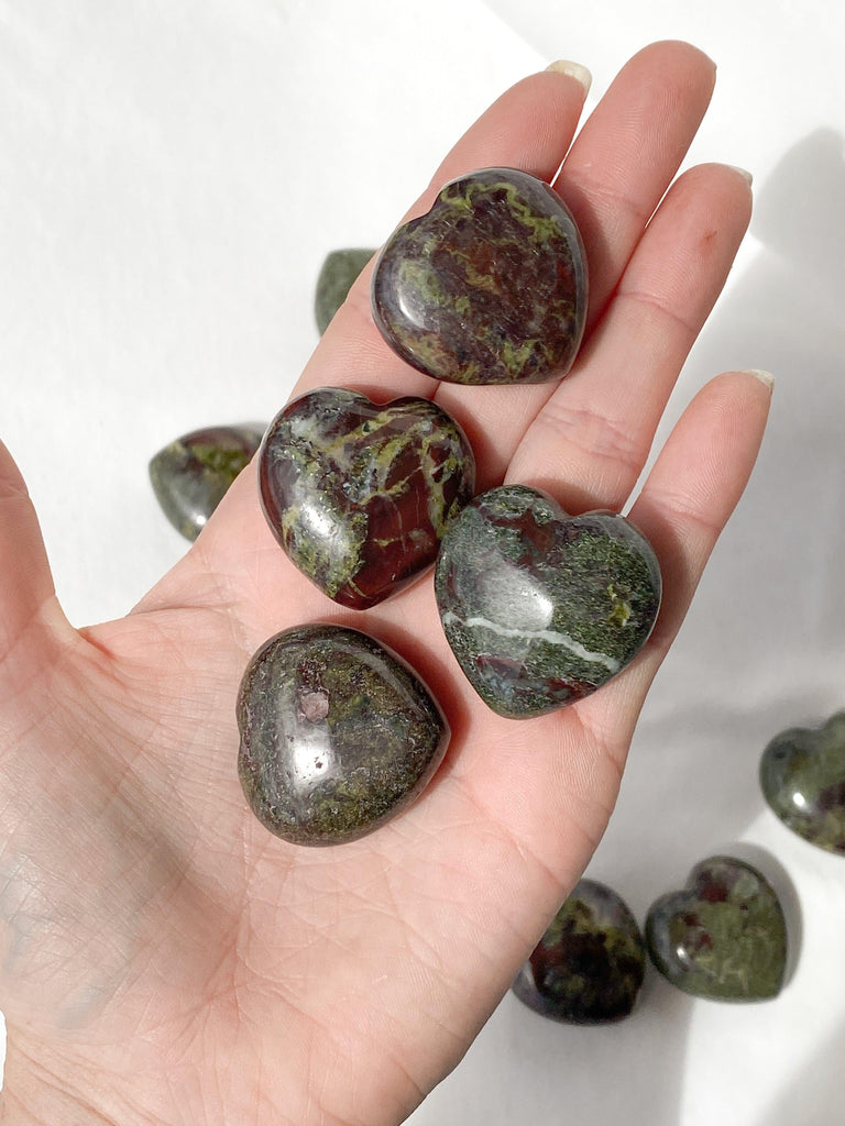 Dragon Blood Jasper Heart | Small - Unearthed Crystals