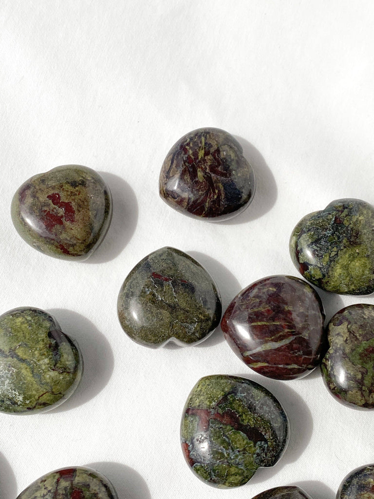 Dragon Blood Jasper Heart | Medium - Unearthed Crystals