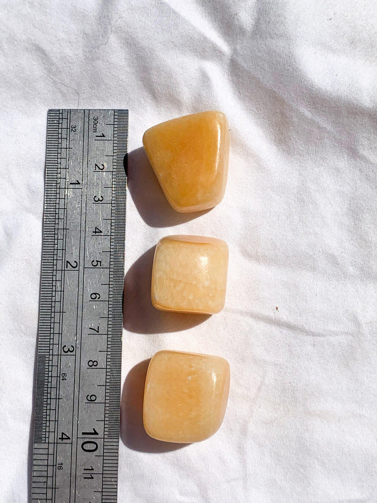 Orange Calcite Tumbles | Large - Unearthed Crystals