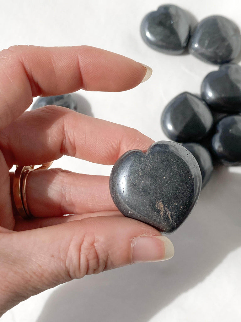 Hematite Heart | Small - Unearthed Crystals