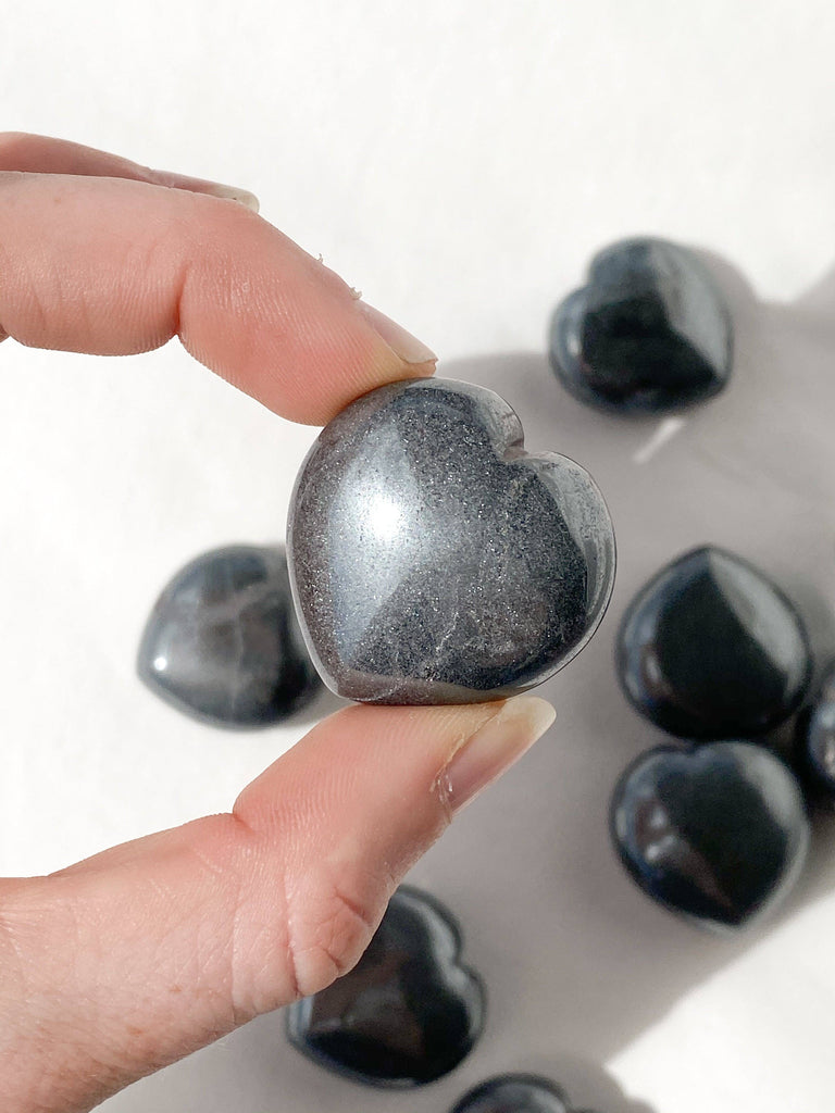 Hematite Heart | Small - Unearthed Crystals