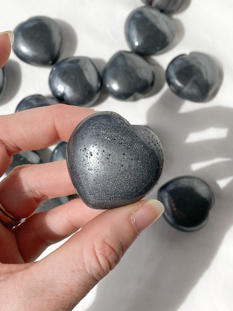 Hematite Heart | Medium - Unearthed Crystals