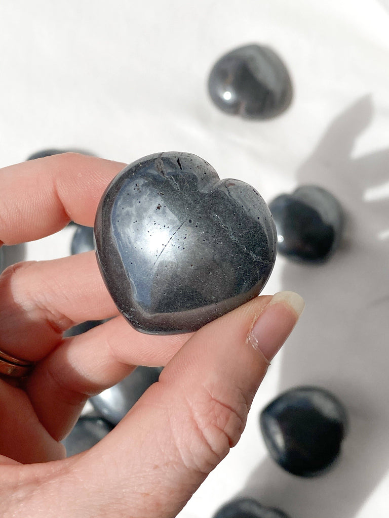 Hematite Heart | Medium - Unearthed Crystals