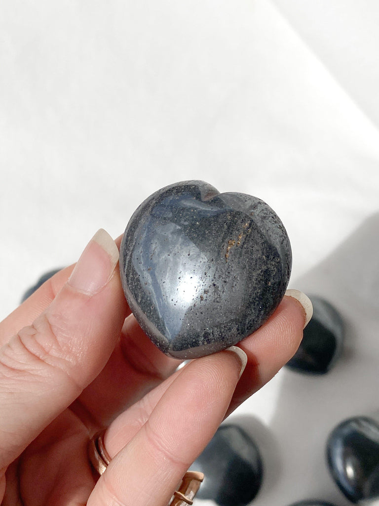 Hematite Heart | Medium - Unearthed Crystals