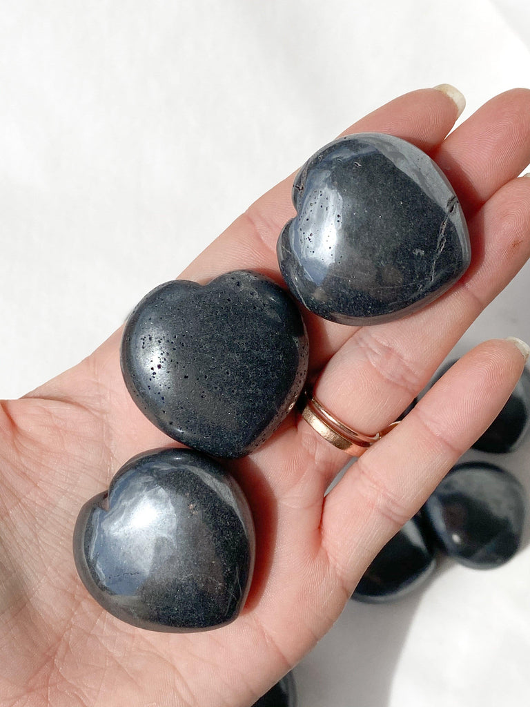 Hematite Heart | Medium - Unearthed Crystals