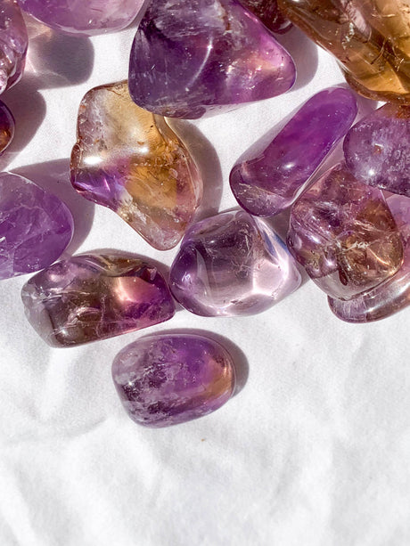 Ametrine Tumbles | Small - Unearthed Crystals