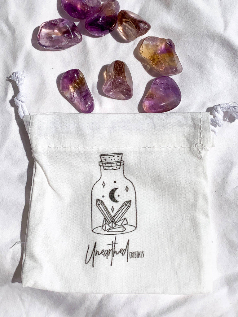 Ametrine Tumbles | Small - Unearthed Crystals