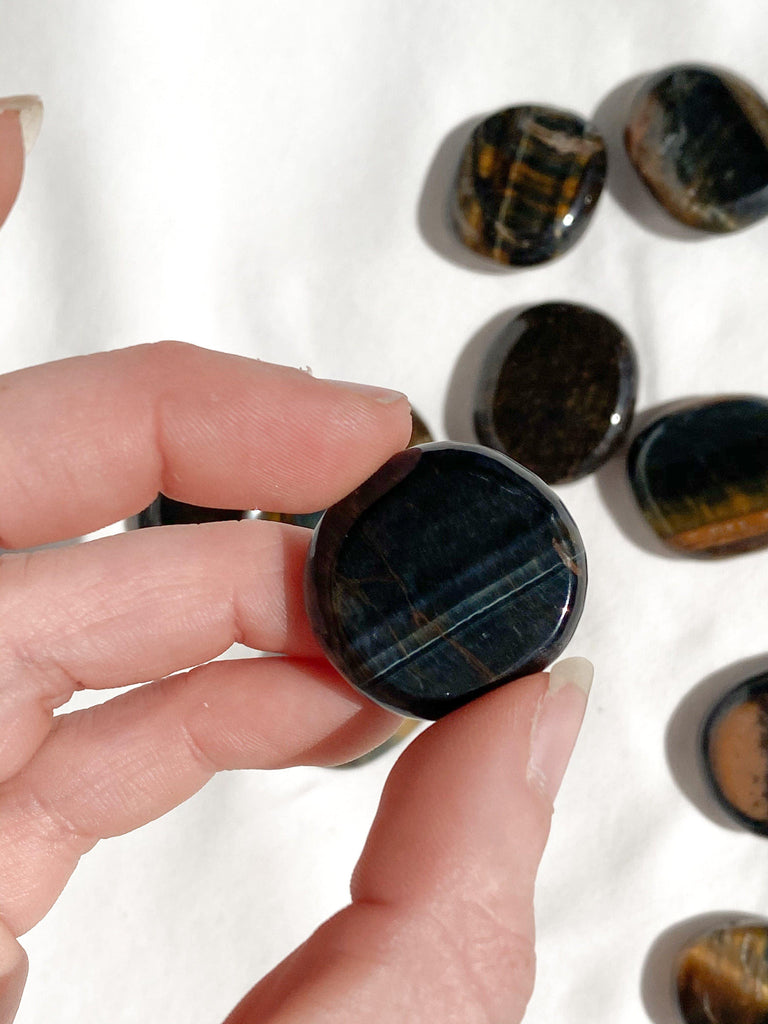 Hawk's Eye Coin - Unearthed Crystals