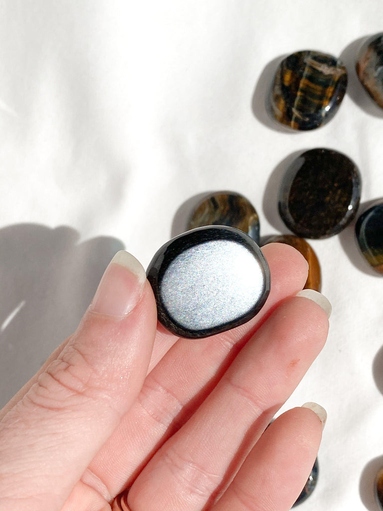 Hawk's Eye Coin - Unearthed Crystals