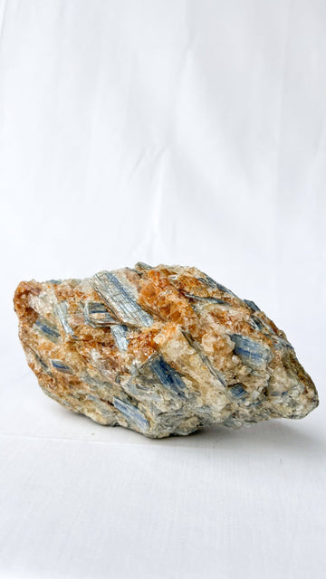 Kyanite + Quartz Cluster - Unearthed Crystals