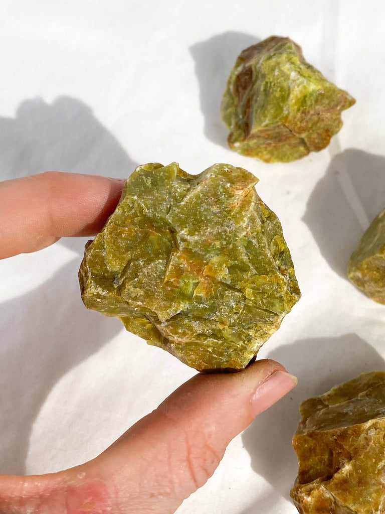 Green Opal Rough | Medium - Unearthed Crystals