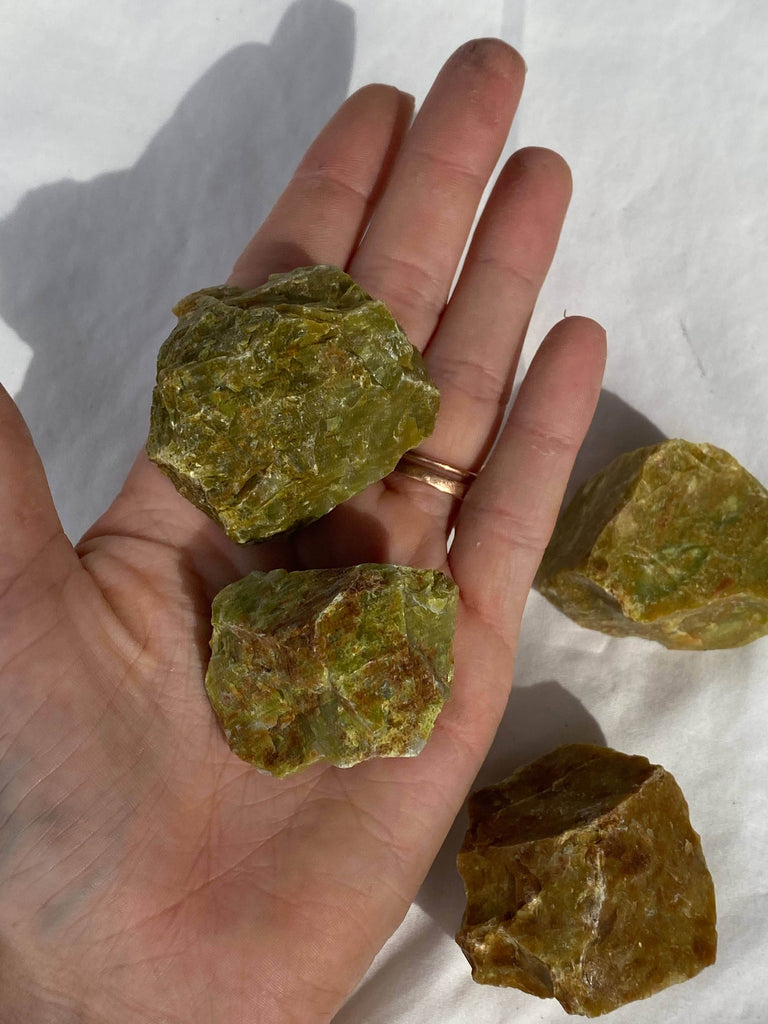 Green Opal Rough | Medium - Unearthed Crystals
