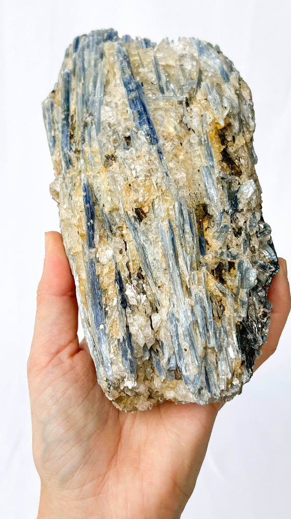 Kyanite + Quartz Cluster - Unearthed Crystals