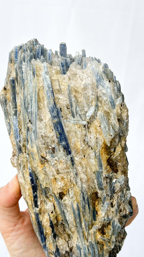 Kyanite + Quartz Cluster - Unearthed Crystals