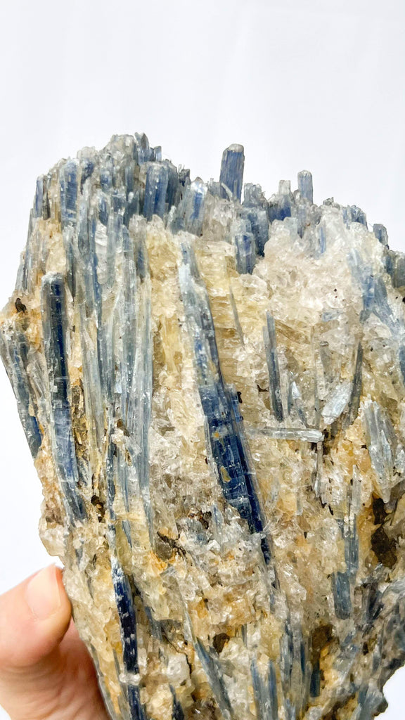 Kyanite + Quartz Cluster - Unearthed Crystals