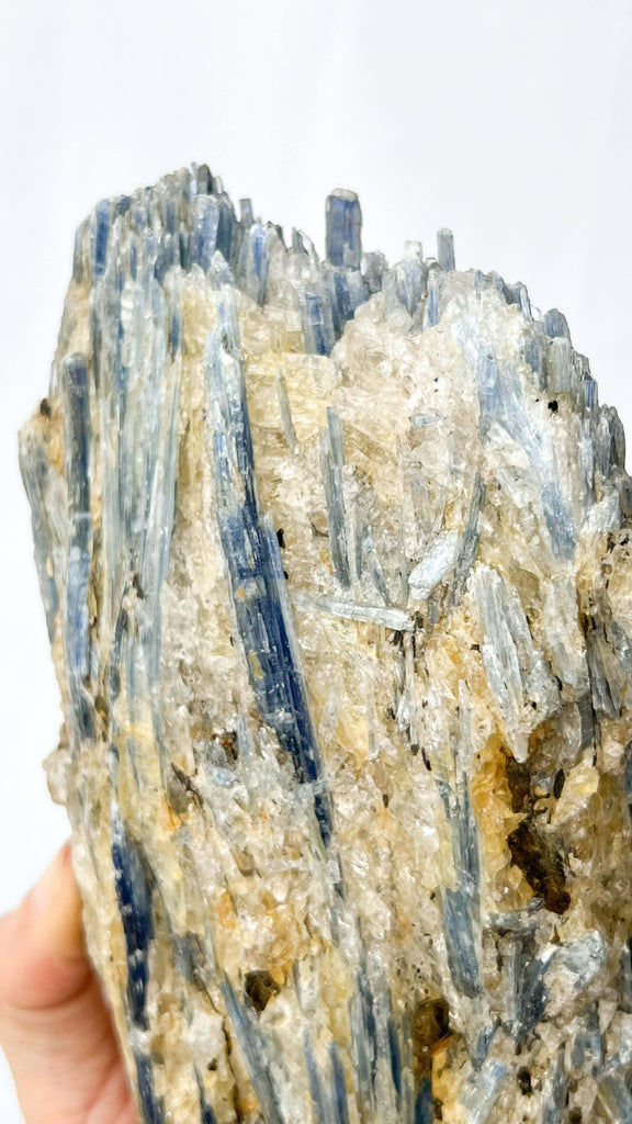 Kyanite + Quartz Cluster - Unearthed Crystals
