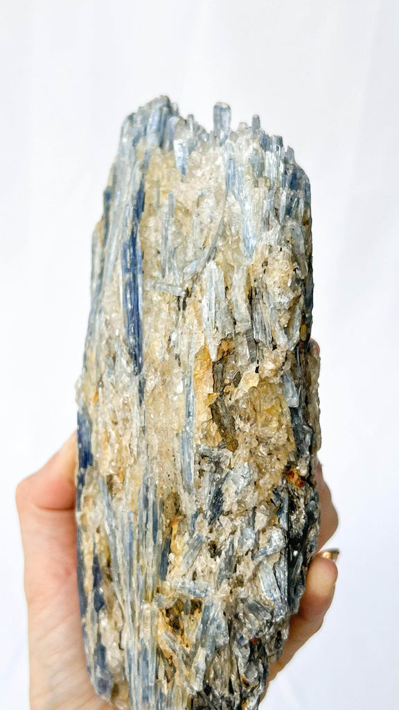 Kyanite + Quartz Cluster - Unearthed Crystals