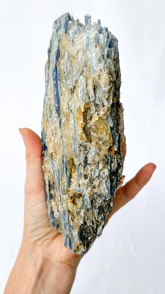 Kyanite + Quartz Cluster - Unearthed Crystals