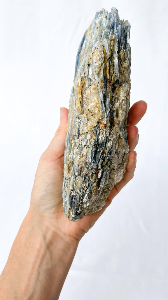 Kyanite + Quartz Cluster - Unearthed Crystals