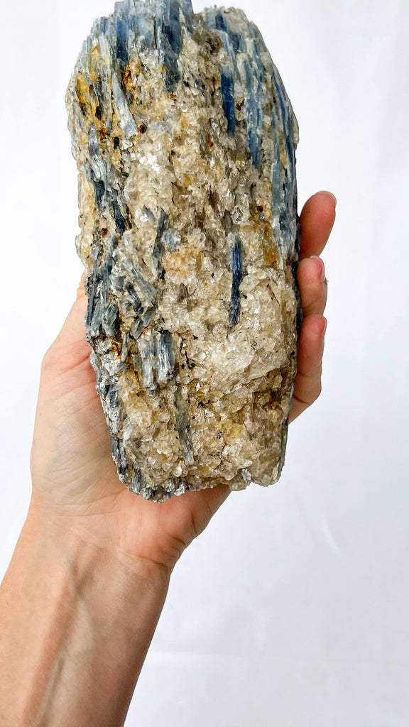 Kyanite + Quartz Cluster - Unearthed Crystals