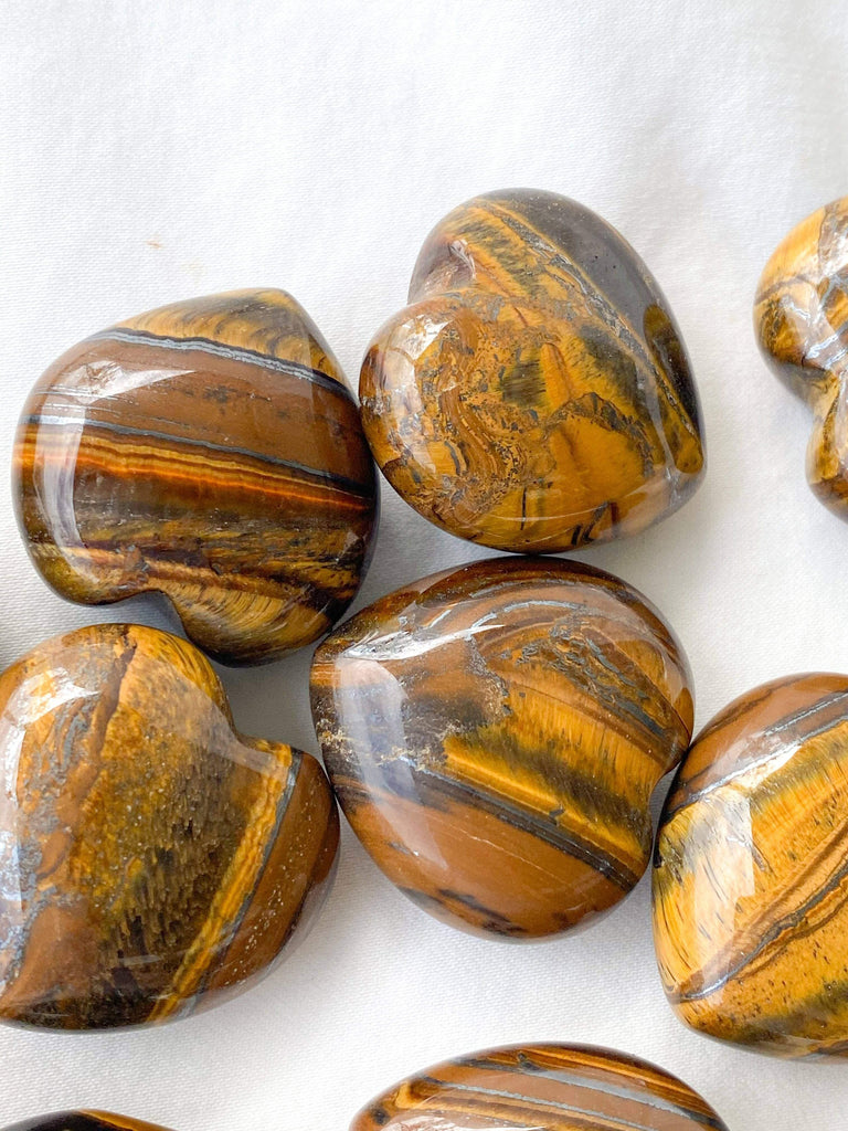Tiger Eye Heart | Small - Unearthed Crystals