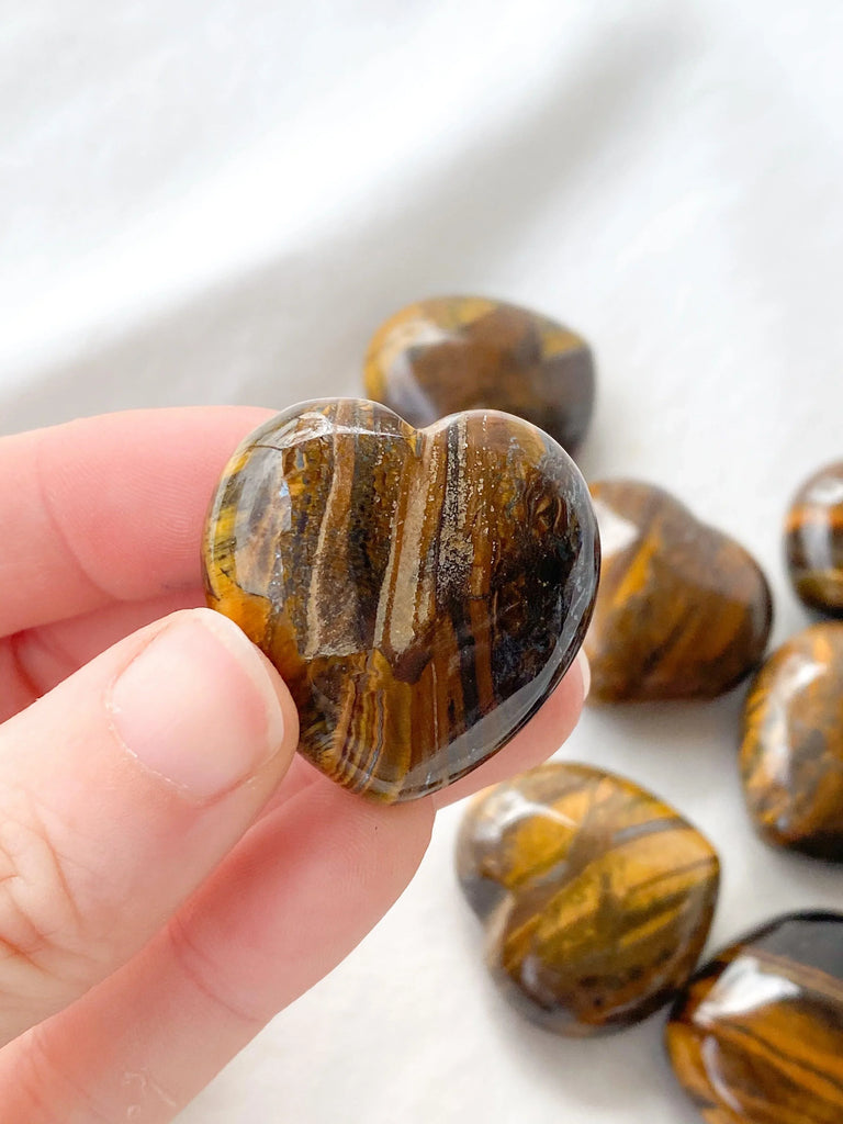 Tiger Eye Heart | Small - Unearthed Crystals