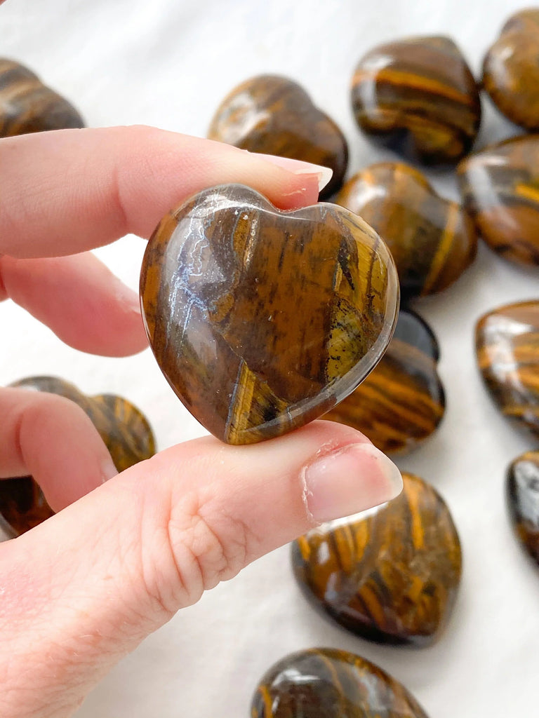 Tiger Eye Heart | Small - Unearthed Crystals