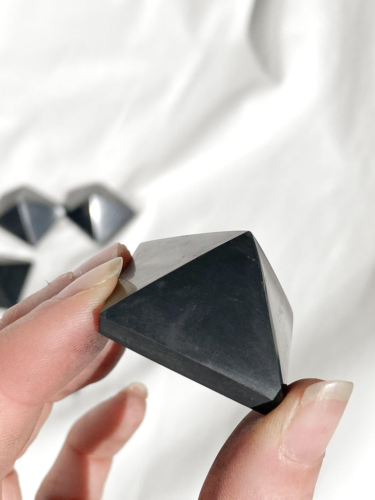 Shungite Pyramid | 30mm - Unearthed Crystals