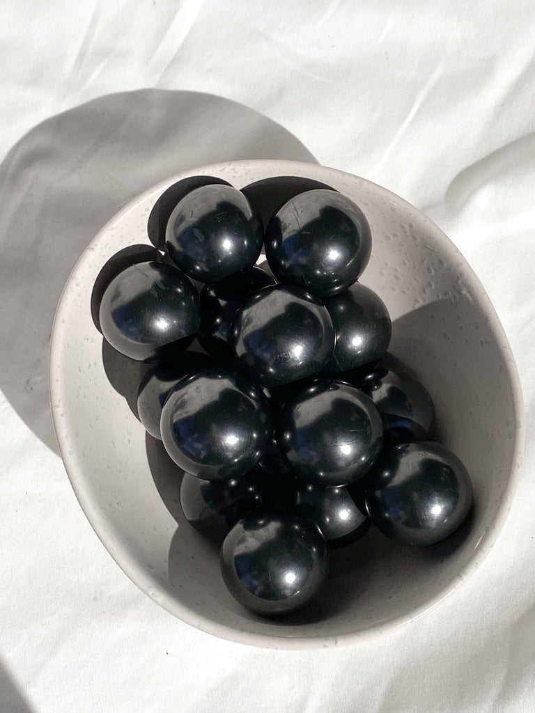 Shungite Sphere | 35mm - Unearthed Crystals