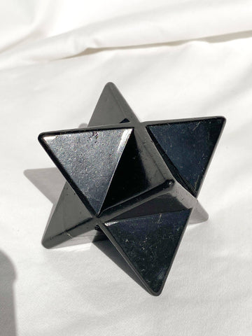 Shungite Merkaba | 60mm - Unearthed Crystals