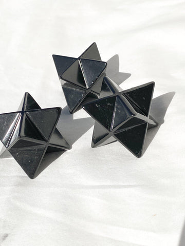 Shungite Merkaba | 30mm - Unearthed Crystals