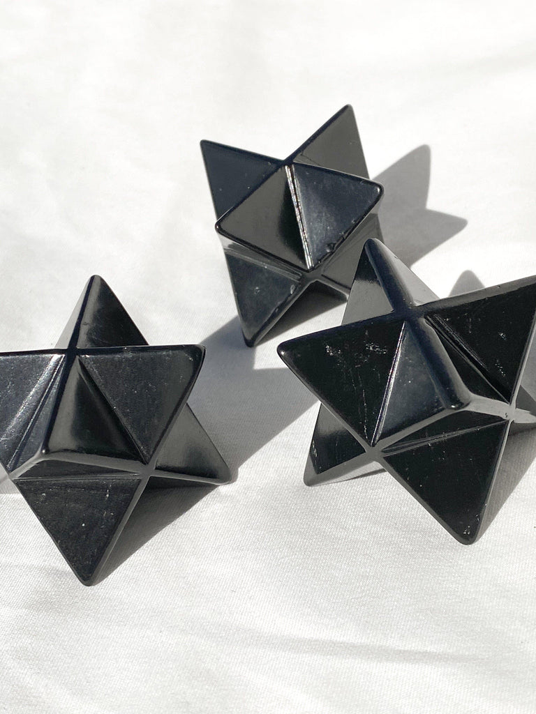 Shungite Merkaba | 30mm - Unearthed Crystals