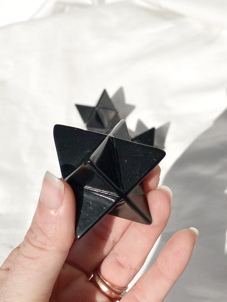 Shungite Merkaba | 30mm - Unearthed Crystals