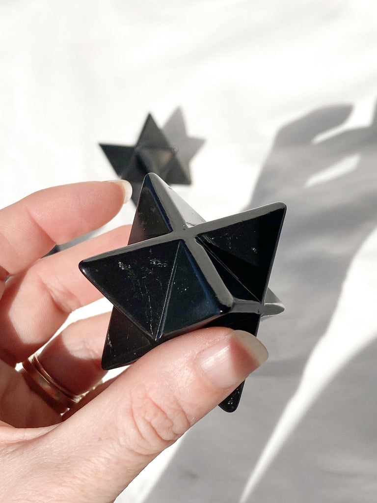 Shungite Merkaba | 30mm - Unearthed Crystals