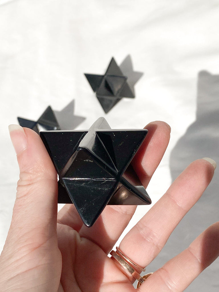 Shungite Merkaba | 30mm - Unearthed Crystals