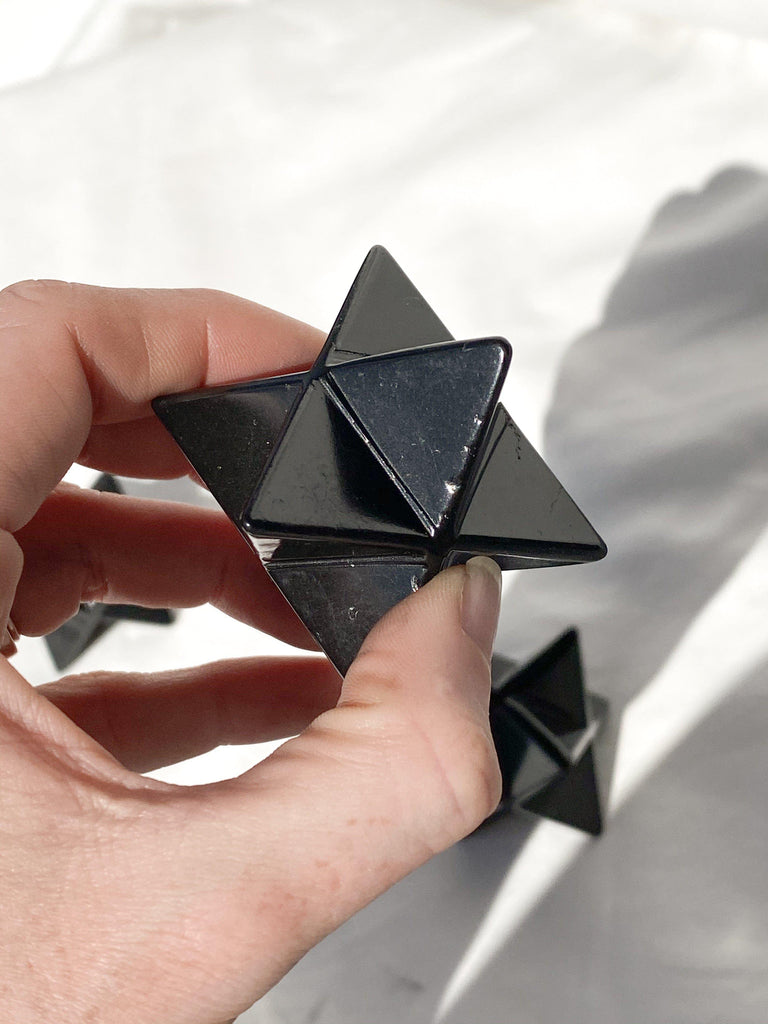 Shungite Merkaba | 30mm - Unearthed Crystals
