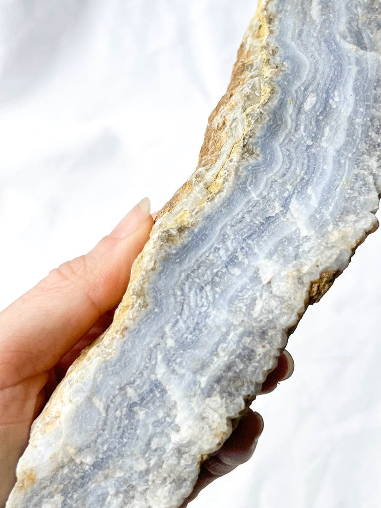 Blue Lace Agate Rough - Unearthed Crystals