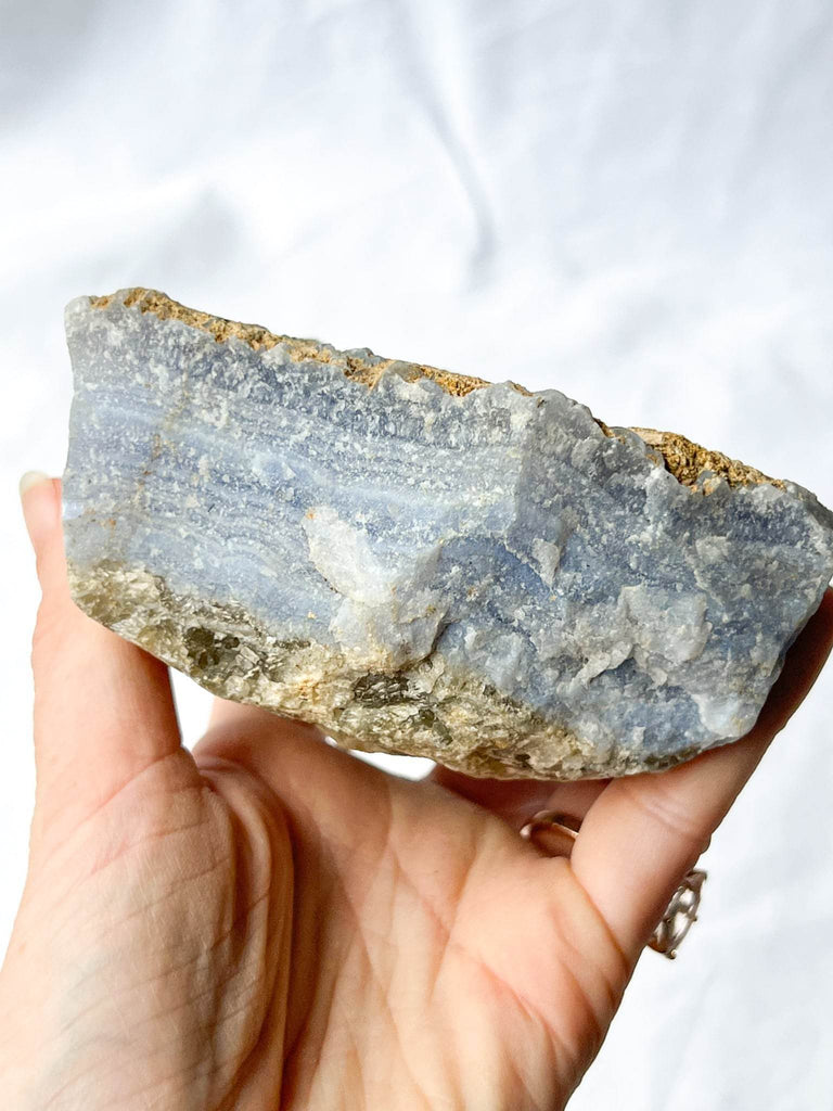 Blue Lace Agate Rough - Unearthed Crystals