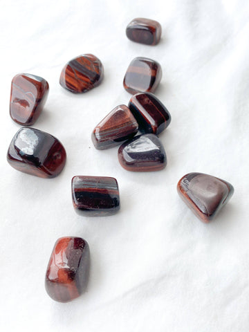 Red Tiger Eye Tumbles | Medium - Unearthed Crystals