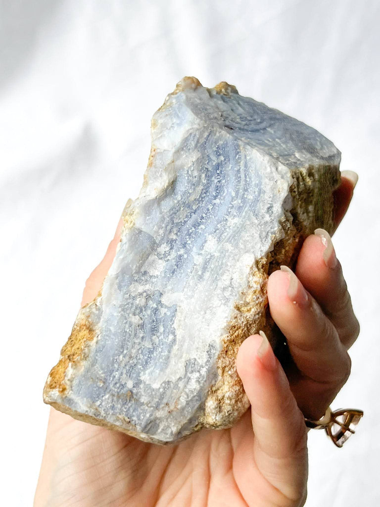 Blue Lace Agate Rough - Unearthed Crystals