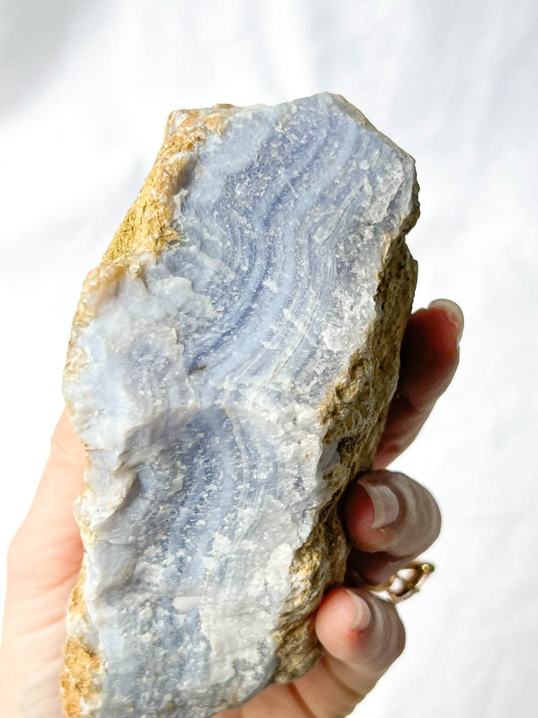 Blue Lace Agate Rough - Unearthed Crystals