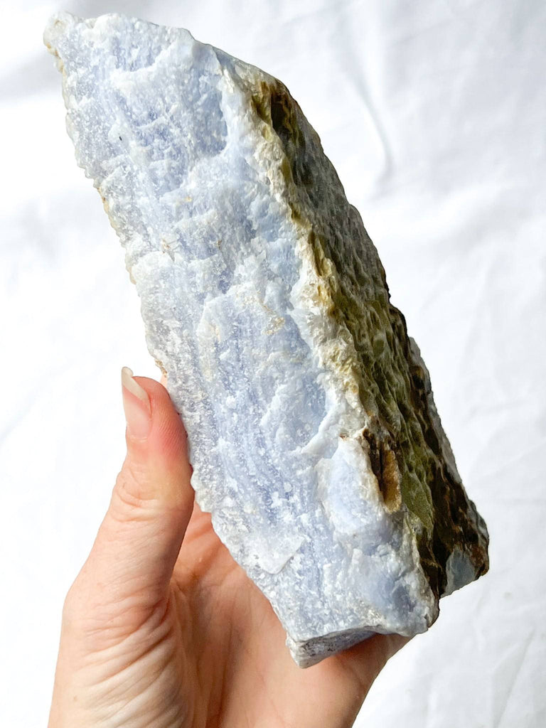 Blue Lace Agate Rough - Unearthed Crystals