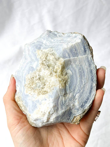 Blue Lace Agate Rough - Unearthed Crystals