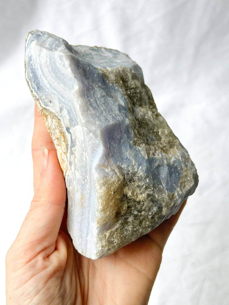 Blue Lace Agate Rough - Unearthed Crystals