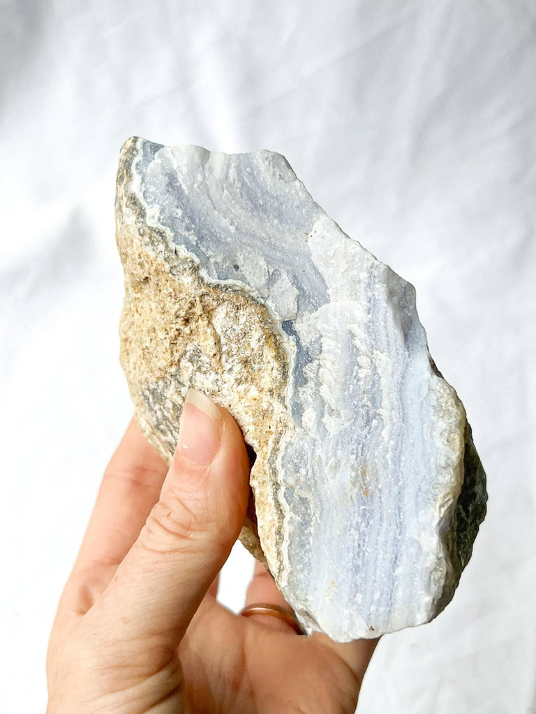 Blue Lace Agate Rough - Unearthed Crystals